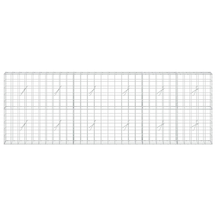 Gabion cu fir de 5 mm și plasă de 10x10 cm 300x20x100 cm WALTI