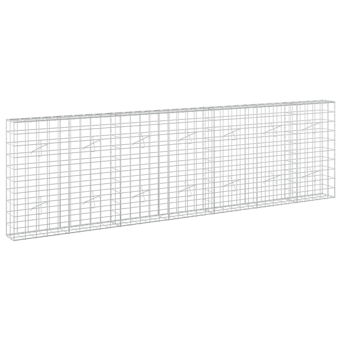 Gabion cu fir de 5 mm și plasă de 10x10 cm 350x20x100 cm WALTI