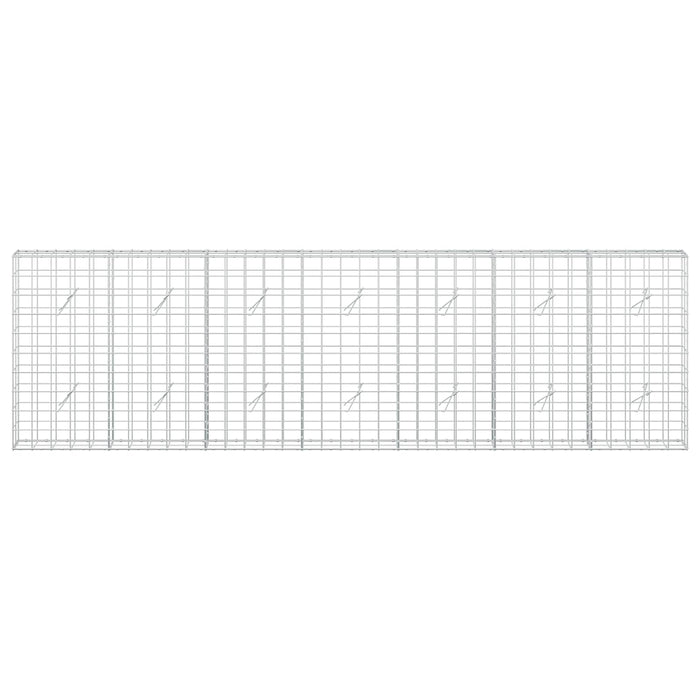 Gabion cu fir de 5 mm și plasă de 10x10 cm 350x20x100 cm WALTI