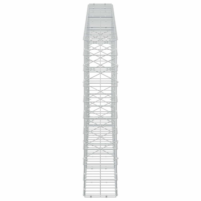 Gabion cu fir de 5 mm și plasă de 10x10 cm 350x20x100 cm WALTI