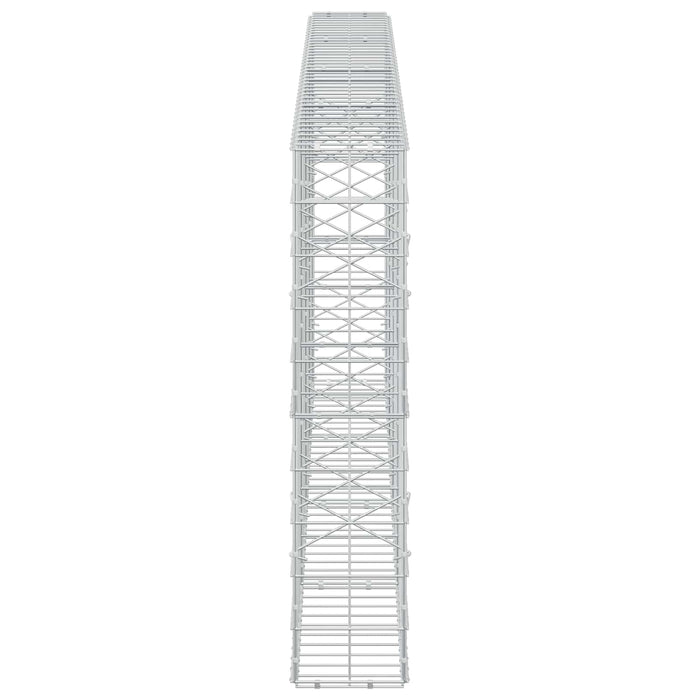 Gabion cu fir de 5 mm și plasă de 10x10 cm 400x20x100 cm WALTI