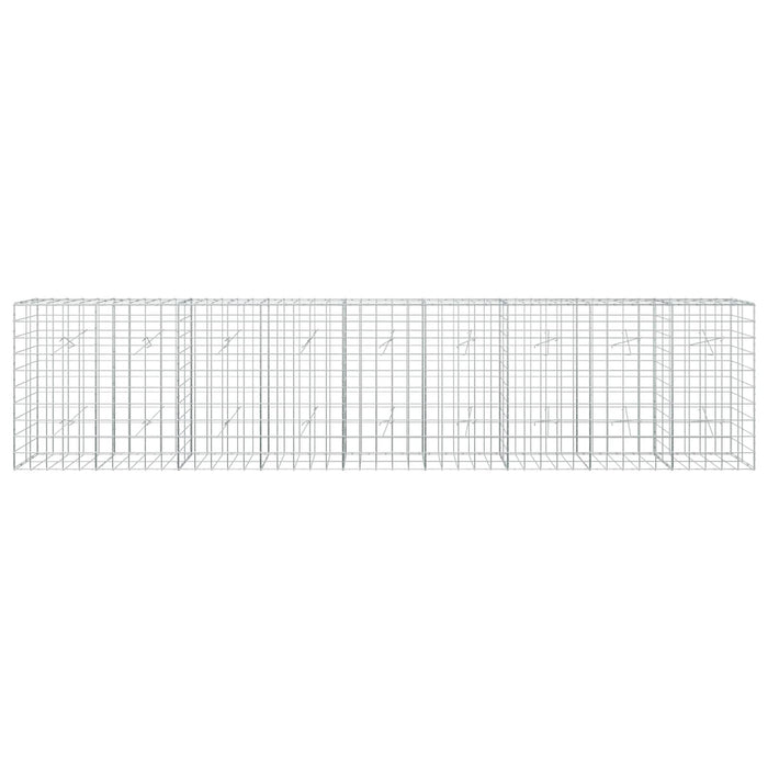 Gabion cu fir de 5 mm și plasă de 10x10 cm 450x20x100 cm WALTI