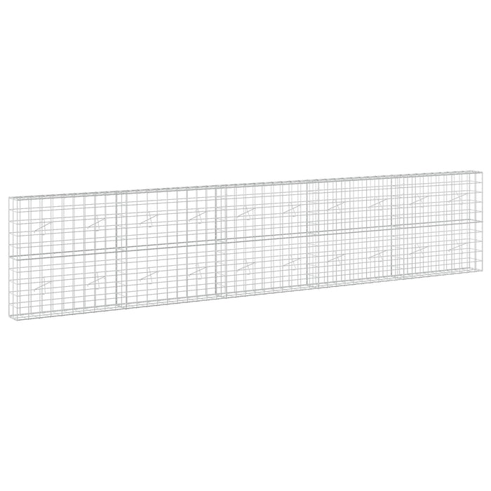 Gabion cu fir de 5 mm și plasă de 10x10 cm 500x20x100 cm WALTI
