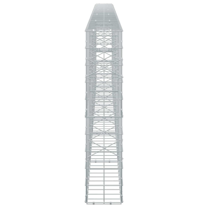 Gabion cu fir de 5 mm și plasă de 10x10 cm 500x20x100 cm WALTI