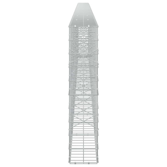Gabion cu fir de 5 mm și plasă de 10x10 cm 900x20x100 cm WALTI