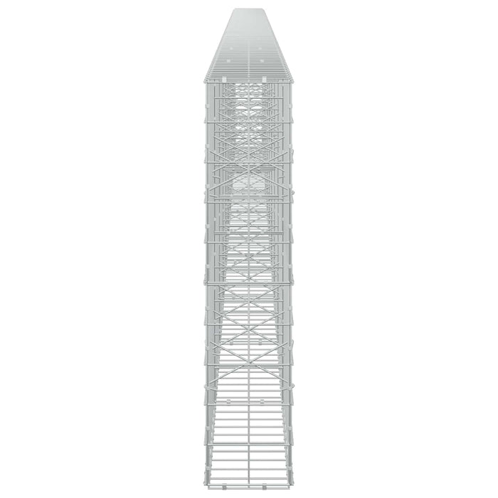 Gabion cu fir de 5 mm și plasă de 10x10 cm 1000x20x100 cm WALTI