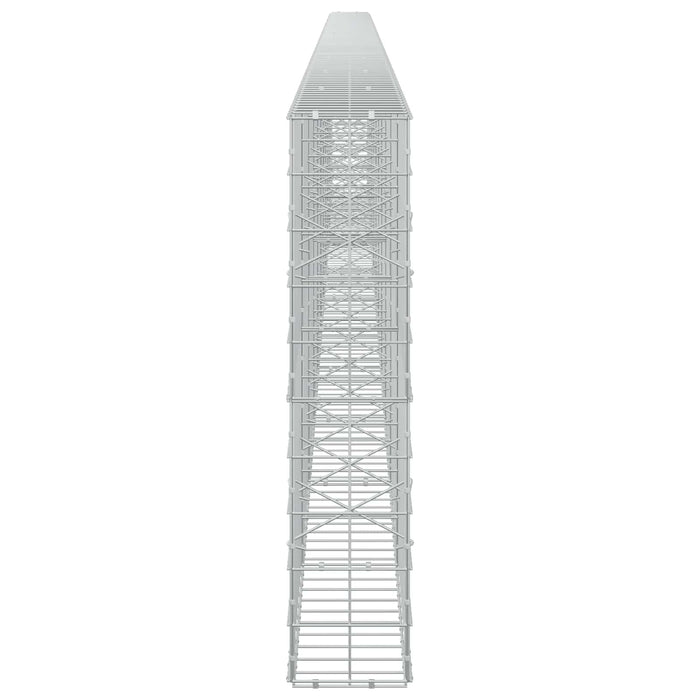 Gabion cu fir de 5 mm și plasă de 10x10 cm 1100x20x100 cm WALTI