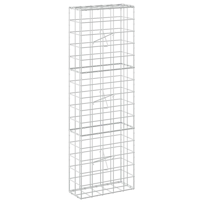 Gabion cu fir de 5 mm și plasă de 10x10 cm 50x20x150 cm WALTI