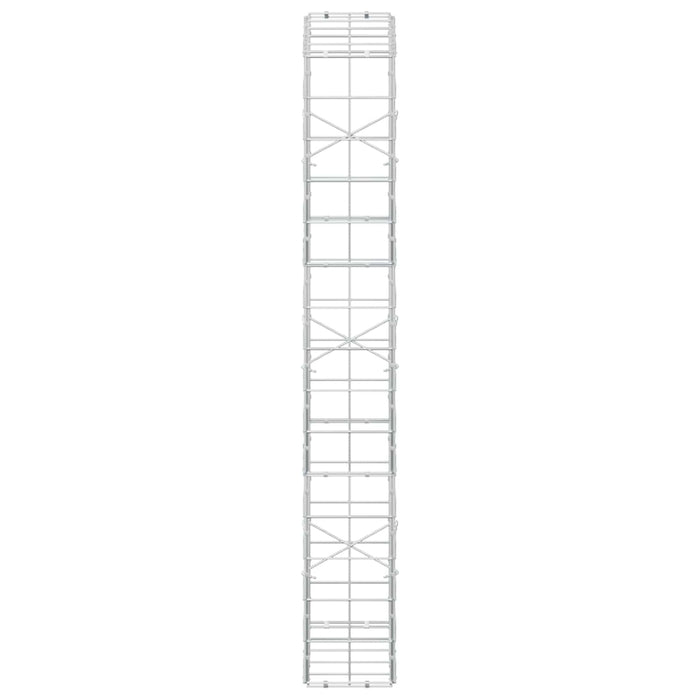 Gabion cu fir de 5 mm și plasă de 10x10 cm 50x20x150 cm WALTI