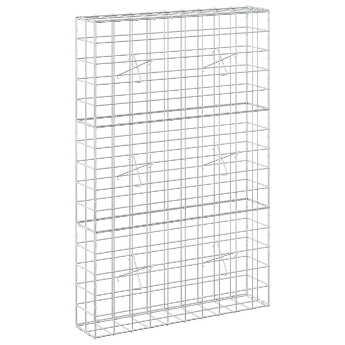 Gabion cu fir de 5 mm și plasă de 10x10 cm 100x20x150 cm WALTI