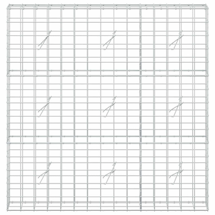 Gabion cu fir de 5 mm și plasă de 10x10 cm 150x20x150 cm - WALTI WALTI