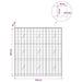 Gabion cu fir de 5 mm și plasă de 10x10 cm 150x20x150 cm - WALTI WALTI