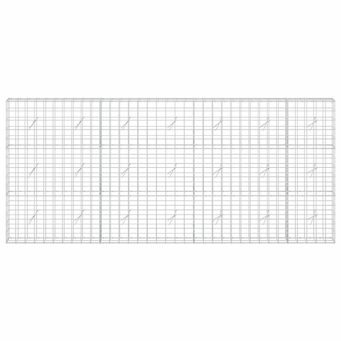 Gabion cu fir de 5 mm și plasă de 10x10 cm 350x20x150 cm WALTI