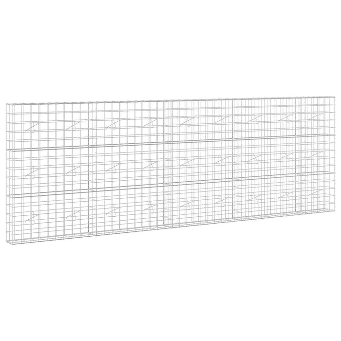 Gabion cu fir de 5 mm și plasă de 10x10 cm 450x20x150 cm WALTI