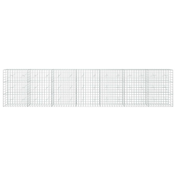 Gabion cu fir de 5 mm și plasă de 10x10 cm 700x20x150 cm WALTI