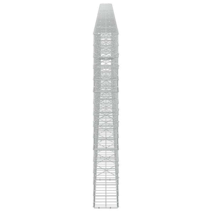 Gabion cu fir de 5 mm și plasă de 10x10 cm 850x20x150 cm WALTI