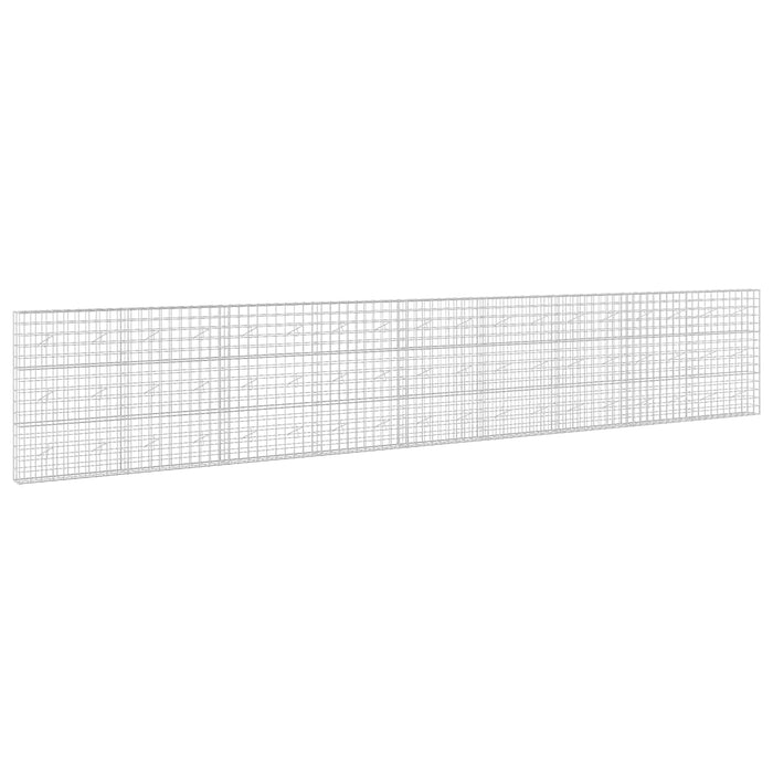 Gabion cu fir de 5 mm și plasă de 10x10 cm 900x20x150 cm WALTI