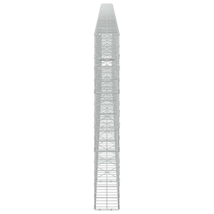 Gabion cu fir de 5 mm și plasă de 10x10 cm 900x20x150 cm WALTI