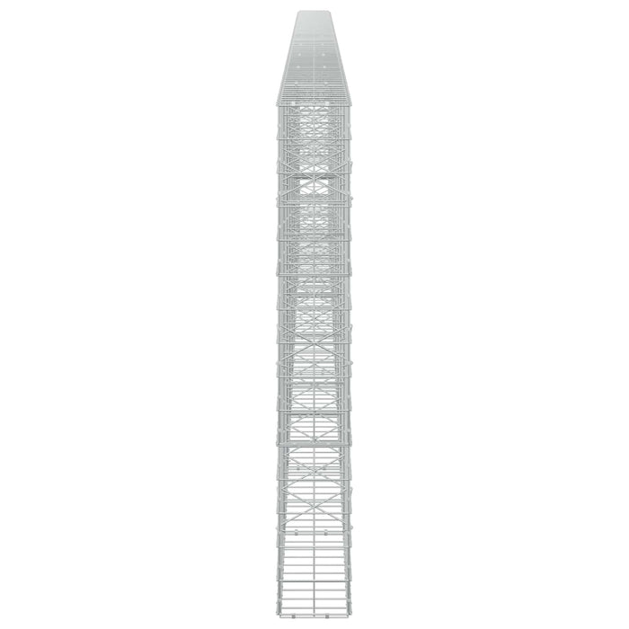 Gabion cu fir de 5 mm și plasă de 10x10 cm 950x20x150 cm WALTI