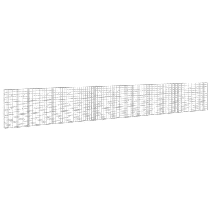Gabion cu fir de 5 mm și plasă de 10x10 cm 1100x20x150 cm WALTI