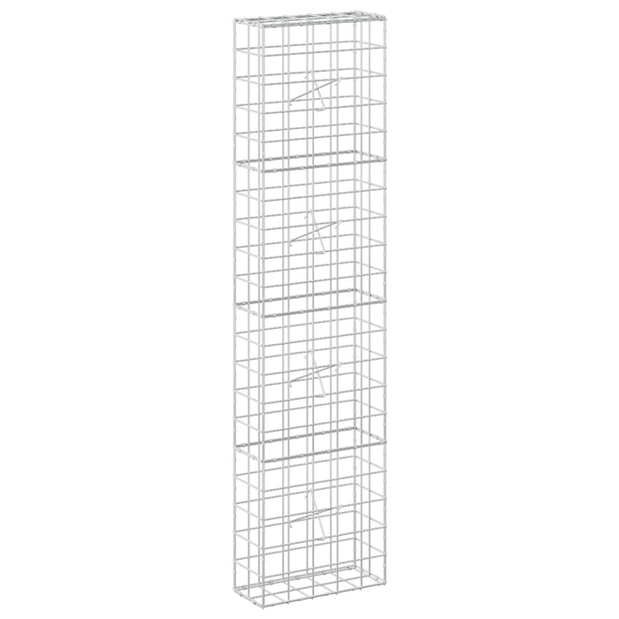 Gabion cu fir de 5 mm și plasă de 10x10 cm 50x20x200 cm WALTI