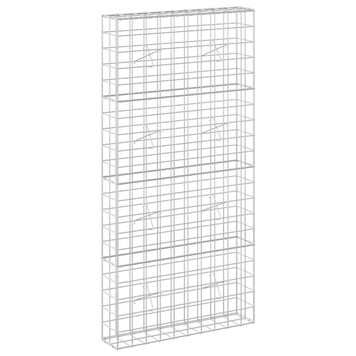 Gabion cu fir de 5 mm și plasă de 10x10 cm 100x20x200 cm WALTI