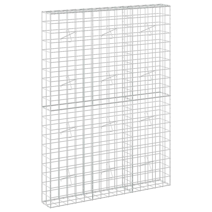 Gabion cu fir de 5 mm și plasă de 10x10 cm 150x20x200 cm WALTI