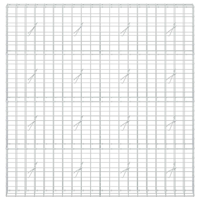 Gabion cu fir de 5 mm și plasă de 10x10 cm 200x20x200 cm WALTI