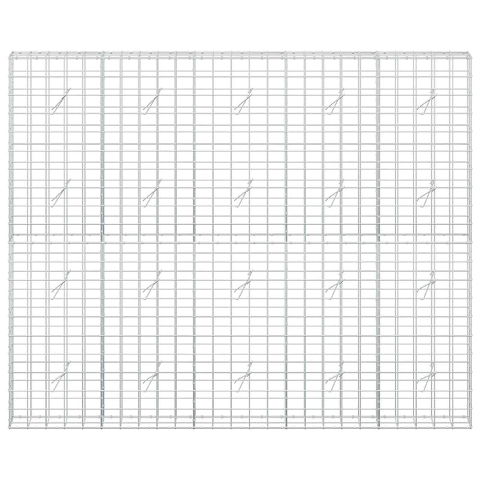 Gabion cu fir de 5 mm și plasă de 10x10 cm 250x20x200 cm WALTI