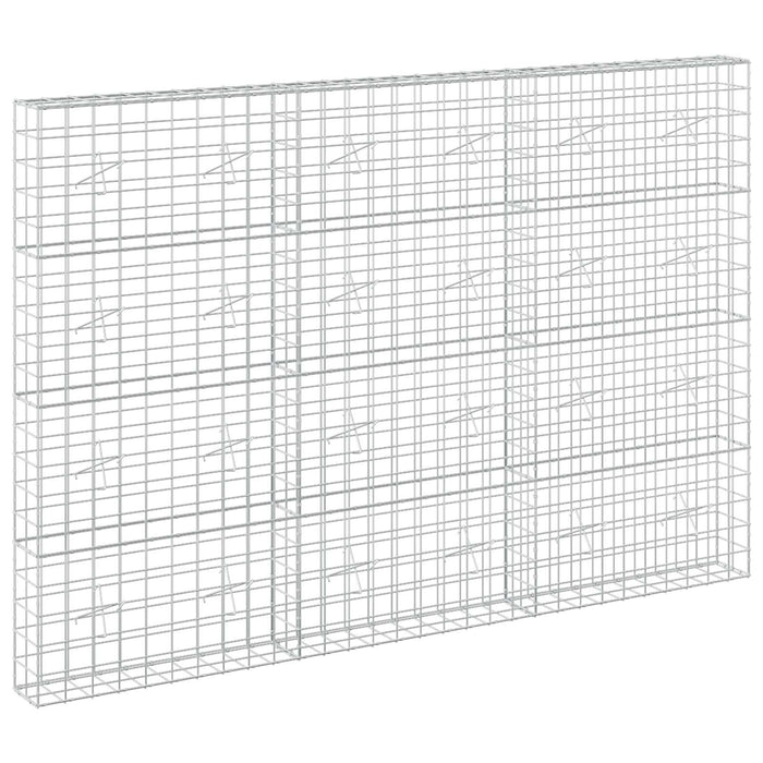 Gabion cu fir de 5 mm și plasă de 10x10 cm 300x20x200 cm WALTI