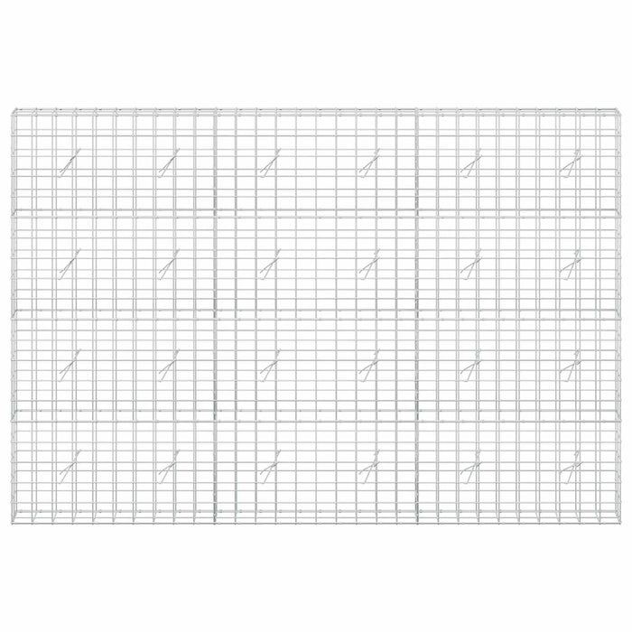 Gabion cu fir de 5 mm și plasă de 10x10 cm 300x20x200 cm WALTI