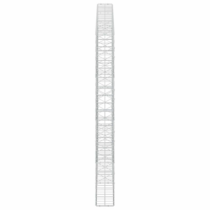 Gabion cu fir de 5 mm și plasă de 10x10 cm 300x20x200 cm WALTI