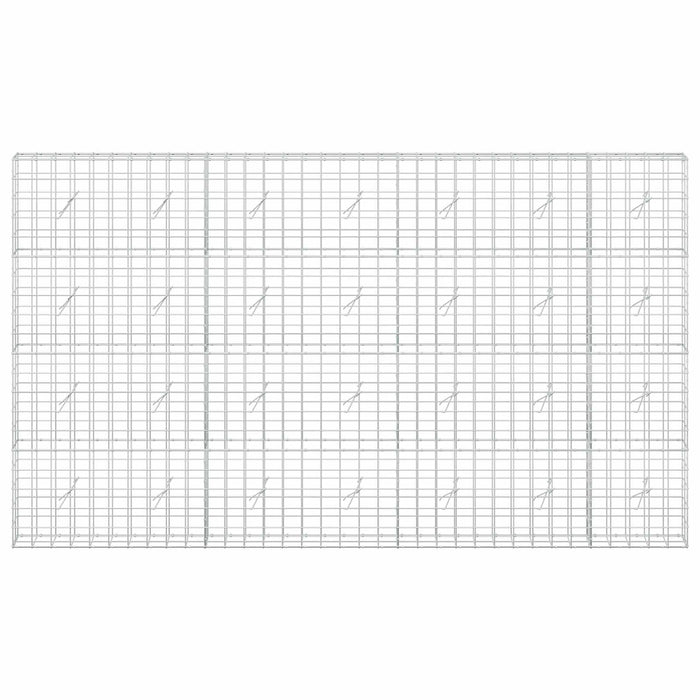 Gabion cu fir de 5 mm și plasă de 10x10 cm 350x20x200 cm WALTI