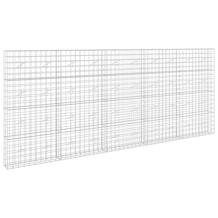 Gabion cu fir de 5 mm și plasă de 10x10 cm 500x20x200 cm WALTI