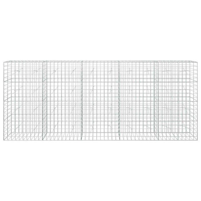 Gabion cu fir de 5 mm și plasă de 10x10 cm 500x20x200 cm WALTI