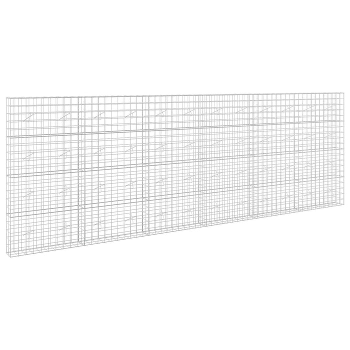 Gabion cu fir de 5 mm și plasă de 10x10 cm 600x20x200 cm WALTI