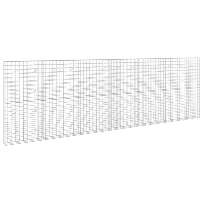 Gabion cu fir de 5 mm și plasă de 10x10 cm 650x20x200 cm WALTI