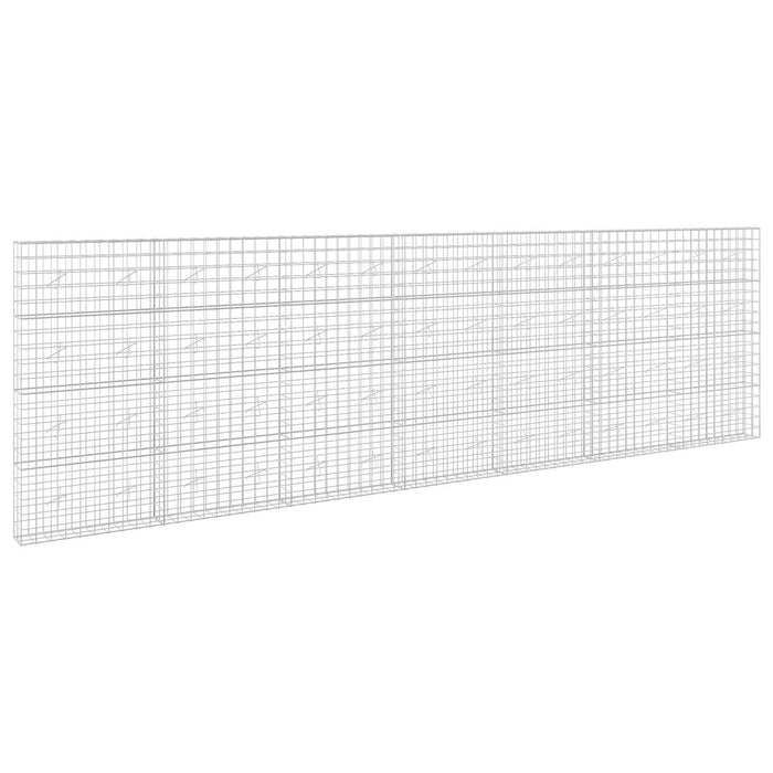 Gabion cu fir de 5 mm și plasă de 10x10 cm 700x20x200 cm WALTI