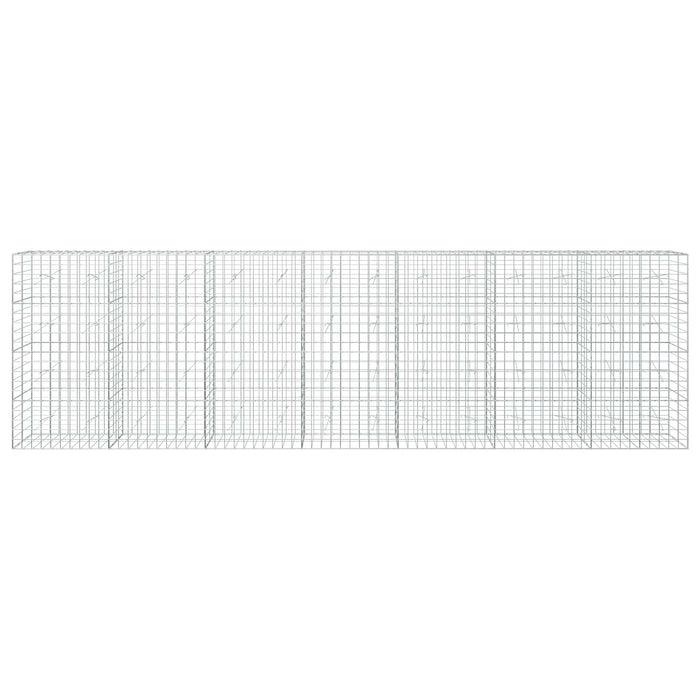 Gabion cu fir de 5 mm și plasă de 10x10 cm 700x20x200 cm WALTI