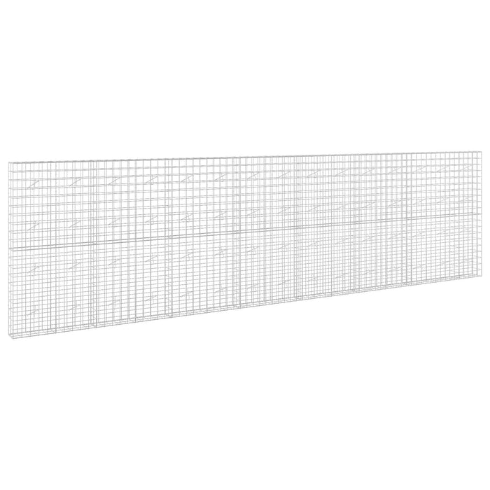 Gabion cu fir de 5 mm și plasă de 10x10 cm 750x20x200 cm WALTI