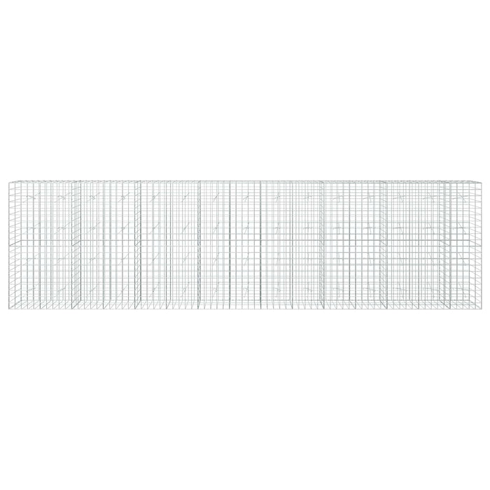 Gabion cu fir de 5 mm și plasă de 10x10 cm 750x20x200 cm WALTI