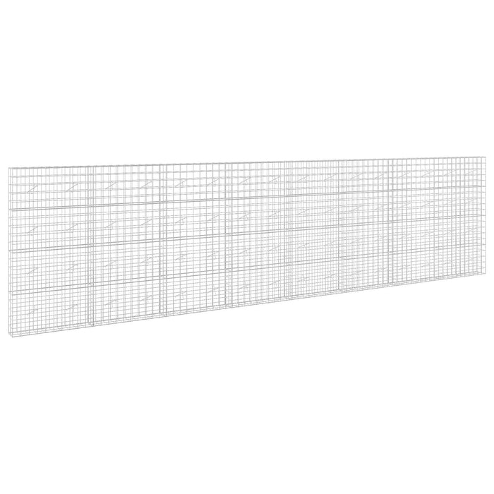 Gabion cu fir de 5 mm și plasă de 10x10 cm 800x20x200 cm WALTI