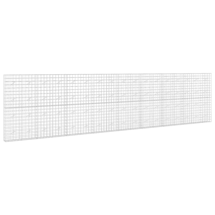 Gabion cu fir de 5 mm și plasă de 10x10 cm 850x20x200 cm WALTI