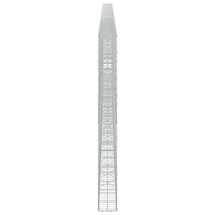 Gabion cu fir de 5 mm și plasă de 10x10 cm 1150x20x200 cm WALTI
