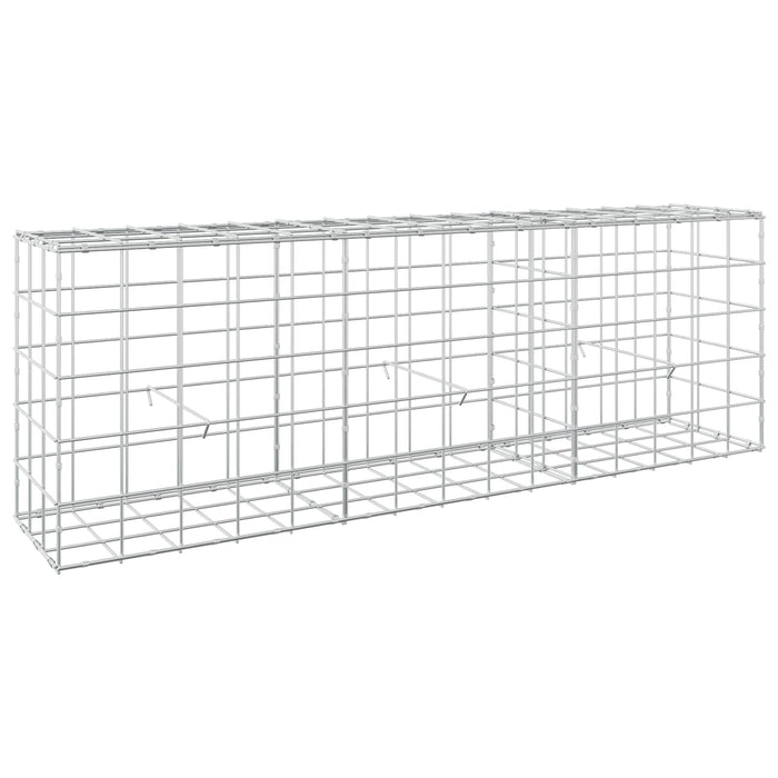 Gabion cu fir de 5 mm și plasă de 10x10 cm 150x30x50 cm WALTI
