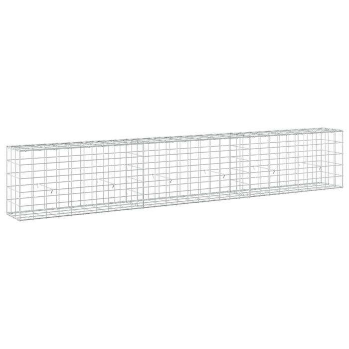 Gabion cu fir de 5 mm și plasă de 10x10 cm 300x30x50 cm WALTI