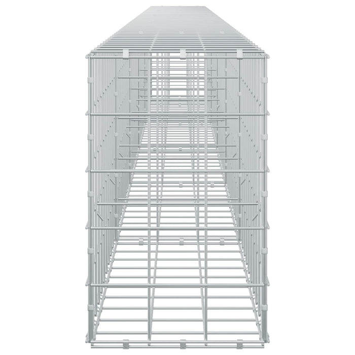 Gabion cu fir de 5 mm și plasă de 10x10 cm 550x30x50 cm WALTI