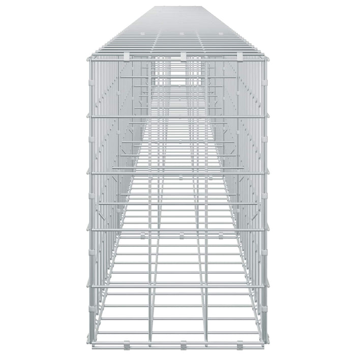 Gabion cu fir de 5 mm și plasă de 10x10 cm 600x30x50 cm WALTI