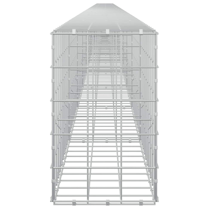 Gabion cu fir de 5 mm și plasă de 10x10 cm 1200x30x50 cm WALTI