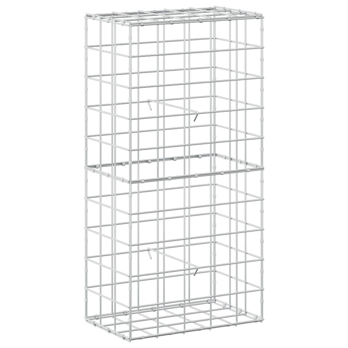Gabion cu fir de 5 mm și plasă de 10x10 cm 50x30x100 cm WALTI